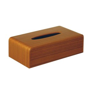 SAITO WOOD(サイトーウッド)　木製ティッシュボックス　チーク　TS-03T　VTI2901
