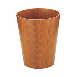 SAITO WOOD(サイトーウッド)　木製ルーム用ゴミ入れ　(チーク)　小　901　VGM03901