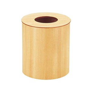 SAITO WOOD(サイトーウッド)　木製ルーム用ゴミ入れ　蓋付(栓白木)　中　951H　VGM01951