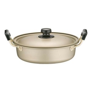 アカオアルミ　しゅう酸 実用鍋　浅型(硬質)　22cm　AZT8803