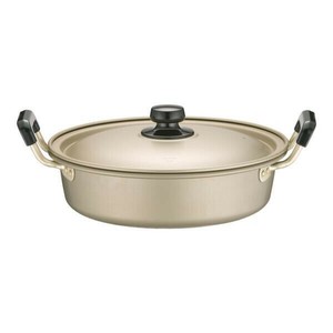アカオアルミ　しゅう酸　実用鍋　浅型(硬質)　24cm　AZT8804