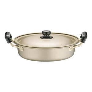 アカオアルミ　しゅう酸　実用鍋　浅型(硬質)　26cm　AZT8805