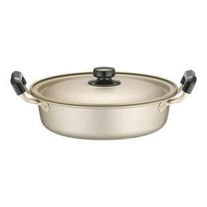 アカオアルミ　しゅう酸 実用鍋　浅型(硬質)　28cm　AZT8806