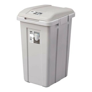 アスベル　ジョイント　分別ペール　45L　ライトグレー　KDSA401
