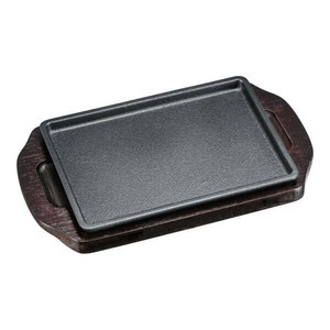 イシガキ産業　ステーキ皿　長方形　18cm　09-18　PIS1701