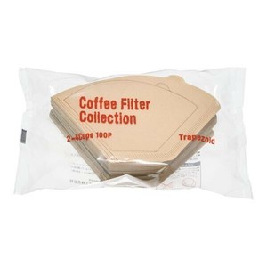 カナエ紙工　コーヒーフイルター(100枚入り)　2〜4人用　FKCL702