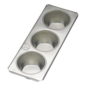 ブリキ　マフィン型　♯100カップ 3ヶ付　WMH22100