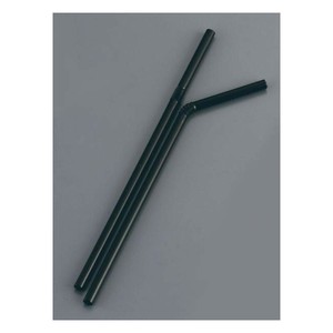 フレックスストロー　裸(500本入)　黒　192403　EST5102