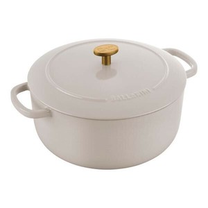 ベラモンテ　ココット　ラウンド　24cm　クリームホワイト　ABL7003