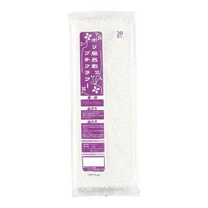 ポリ風呂敷プチフラワー　(20枚入)　白　700角　GHL0802