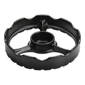 温度センサー付きガスコンロ用焼き台　19cm　ブラック　DYK8301