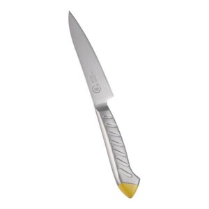 下村工業　龍治　ステンカラー　ペティーナイフ　12.5cm　イエロー　ALY8903