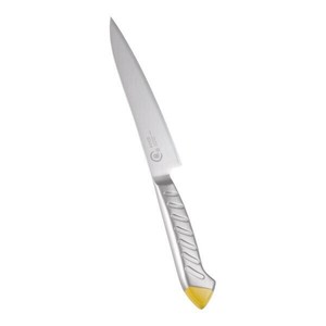 下村工業　龍治　ステンカラー　ペティーナイフ　15cm　イエロー　ALY8910