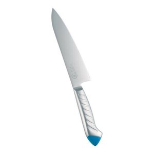 下村工業　龍治　ステンカラー　牛刀包丁　18cm　ブルー　ALY8805