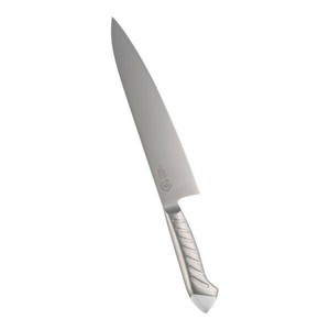 下村工業　龍治　ステンカラー　牛刀包丁　24cm　ホワイト　ALY8815