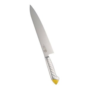 下村工業　龍治　ステンカラー　牛刀包丁　27cm　イエロー　ALY8824