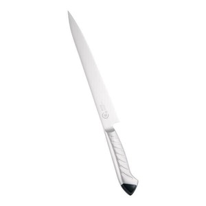 下村工業　龍治　ステンカラー　筋引包丁　24cm　ブラック　ALY9107