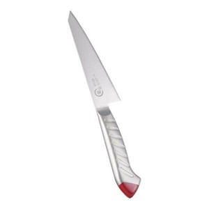 下村工業　龍治　ステンカラー　骨スキ包丁　15cm　レッド　ALY9002