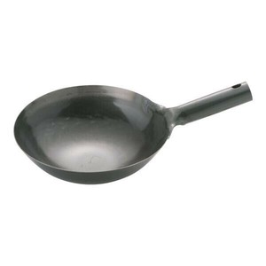 山田工業所　鉄　打出片手中華鍋(板厚1.2mm)　24cm　ATY9124