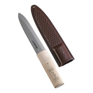 正広作　間切り(片刃)サヤ付包丁　15cm　40932　AMSN102