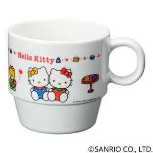 台和　メラミンお子様食器　サンリオ　ハローキティ　ニューハロー・キティ　カップ(白)　RKT77