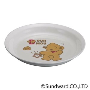 台和　メラミンお子様食器　デュールムー　おやつ皿　MC-34-DM　ROY1201
