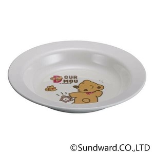 台和　メラミンお子様食器　デュールムー　カレー皿　MC-6-DM　RKL4501