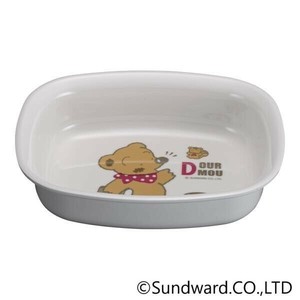 台和　メラミンお子様食器　デュールムー　角小鉢　MC-39-DM　RKBY101