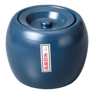 陶器　火消し壺丸　特大(大々)　QHK03004