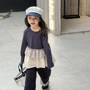 Kids' 3/4 - Long Sleeve Shirt/Blouse Spring 2-colors
