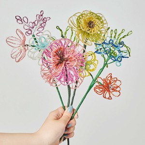 【AND PACKABLE】BEADS FLOWER BOUQUET ビーズフラワーブーケ S・Mサイズ