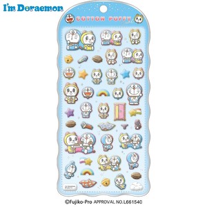 ■2025AW　先行予約■　I'm Doraemon　コットンパフィーシール
