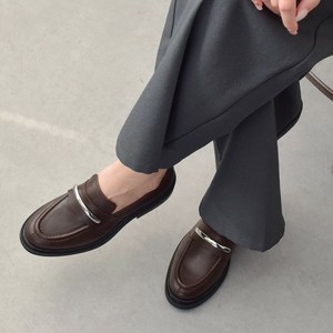基本款女鞋 装饰品 2025年 圆形 乐福鞋 秋冬新品