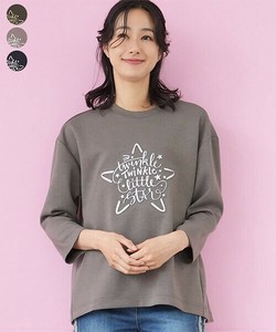 T-shirt Ladies fashion Cut-and-sew 7/10 length [2025 NEW]