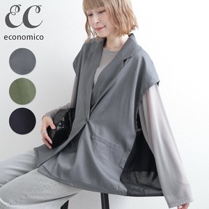 2025AW　テーラード襟付ベスト　2025新作　Economico