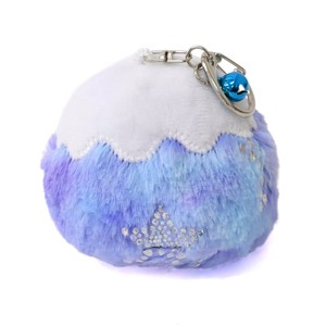 ＜ぬいぐるみ・人形・バッグ＞トゥインクル富士山 キーホルダー ブルー　No.207-626