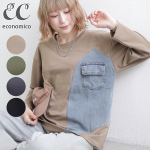 2025AW　デニム切替プルオーバー　2025新作　Economico