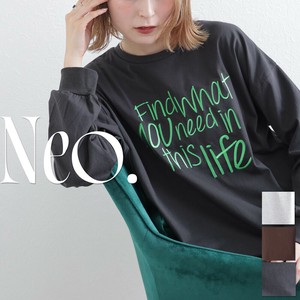 【再入荷予定あり】■Neo.■ 手書き風ロゴ刺繍 BIGロンT　◎WEB限定販売◎