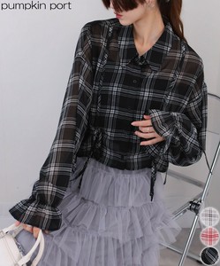 T 恤/上衣 糖果袖 新商品 2025年 长袖 衬衫