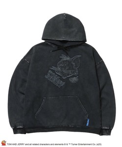 【SEQUENZ（シークエンズ）】TJ APPLIQUE WASHED PK / オーバーサイズ ビッグシルエット フーディ