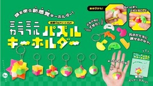 ミニミニカラフルパズルキーホルダー6種 SY-5090