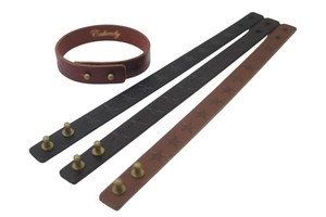 Leather star bracelet