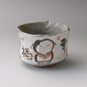 お地蔵様　手造りミニ抹茶碗　美濃焼（日本製）