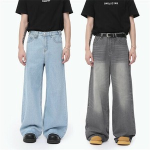 P22706 メンズ ズボン デニム ジーンズ ファッション 2025春秋新作 ボトムス カジュアル パンツ 男 ワイド