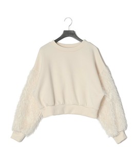 【SALE】スポリバ袖フェザープルオーバー