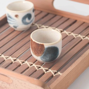 Brush Blue 盃 点打 50cc[日本製/美濃焼/和食器]