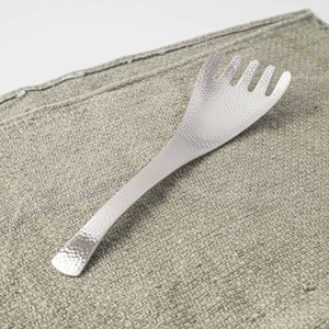 なごみ槌目和風カトラリー 取り分けフォーク 角[日本製/燕三条/和食器]