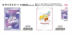【予約品】リトルツインスターズ Sサイズミラー《 9/8(月) 予約〆切り》