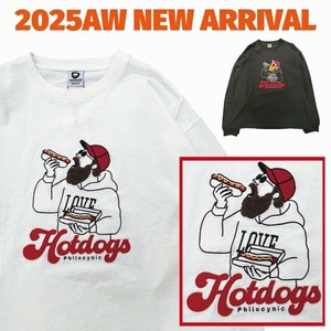 【予約販売★追加生産決定】実績商品ヒゲサガラフェルト刺繍ロンT(8月納品)【2025年秋冬新作商品】