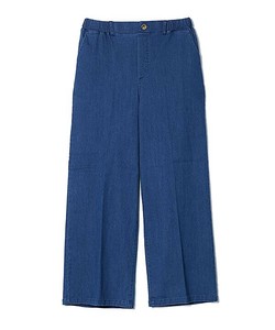 ウエストゴムワイドパンツ 伸縮 接触冷感 大きいサイズ レディース